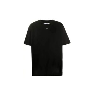 T-shirt à col rond et Shorts noirs avec flèche et éclaboussures d&rsquo;encre
