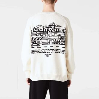 T-shirt à col rond Graffiti Zine « Off-White »