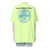 T-shirt à col rond imprimé pour homme, jaune/vert