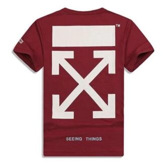 T-shirt à col rond pour homme avec motif flèches