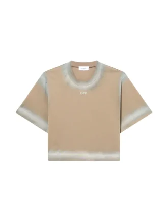 T-shirt court Spray Off Stamp