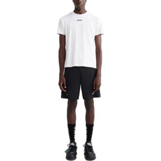 T-shirt de sport à manches courtes Arrow Outline « Blanc Noir »