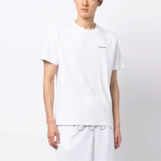 T-shirt Diag à imprimé logo