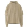 T-shirt à double capuche Caravaggio Arrow « Dark Sand »