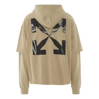 T-shirt à double capuche Caravaggio Arrow « Dark Sand »