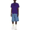 T-shirt en coton avec logo brodé « Dark Purple »