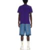 T-shirt en coton avec logo brodé « Dark Purple »