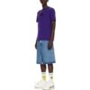 T-shirt en coton avec logo brodé « Dark Purple »