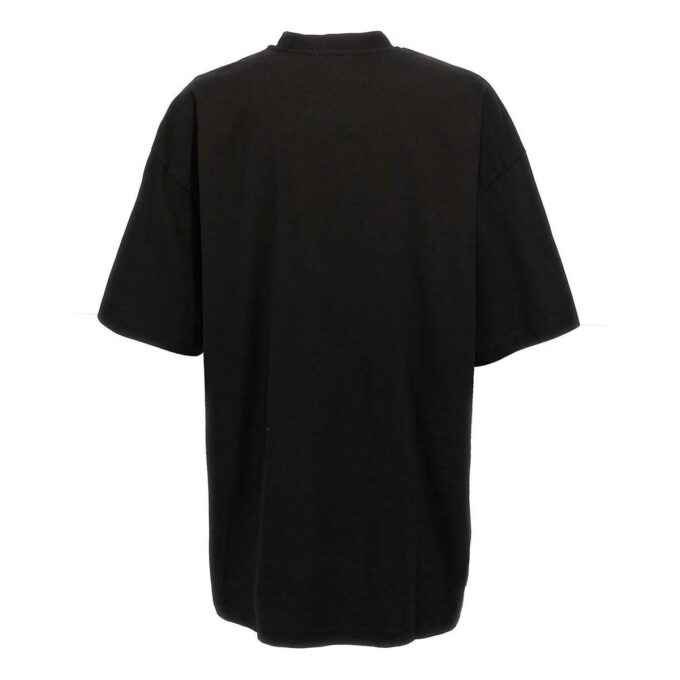T-shirt en coton avec logo estampé « Noir »