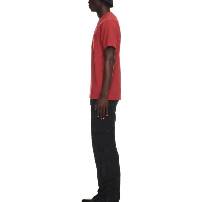 T-shirt en coton « Give Me Space » « Nuance rouge brique foncé »