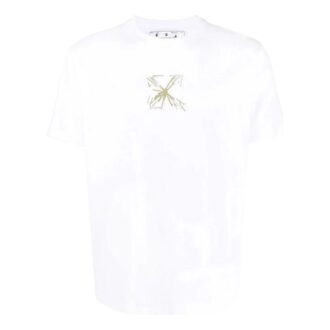 T-shirt en coton imprimé Arrows « Blanc »