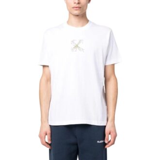 T-shirt en coton imprimé Arrows « Blanc »