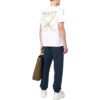 T-shirt en coton imprimé Arrows « Blanc »