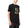 T-shirt en coton imprimé Caravaggio Noir