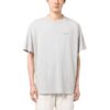 T-shirt en coton à imprimé flèches géantes « Gris »
