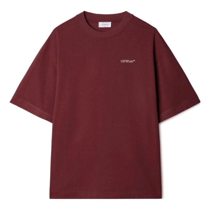 T-shirt en coton Moon Arrow Skate « Red Purple »