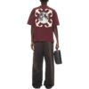 T-shirt en coton Moon Arrow Skate « Red Purple »