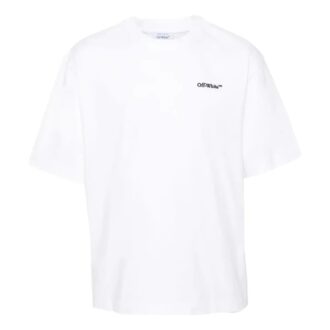 T-shirt en coton à motif Arrows SS24 « White »