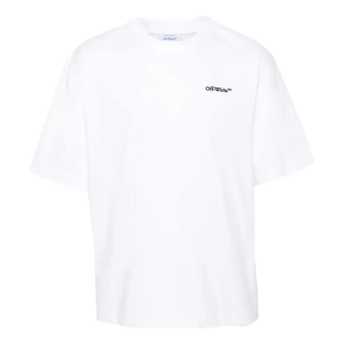 T-shirt en coton à motif Arrows SS24 « White »