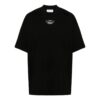 T-shirt en coton à motif flèche « Noir »