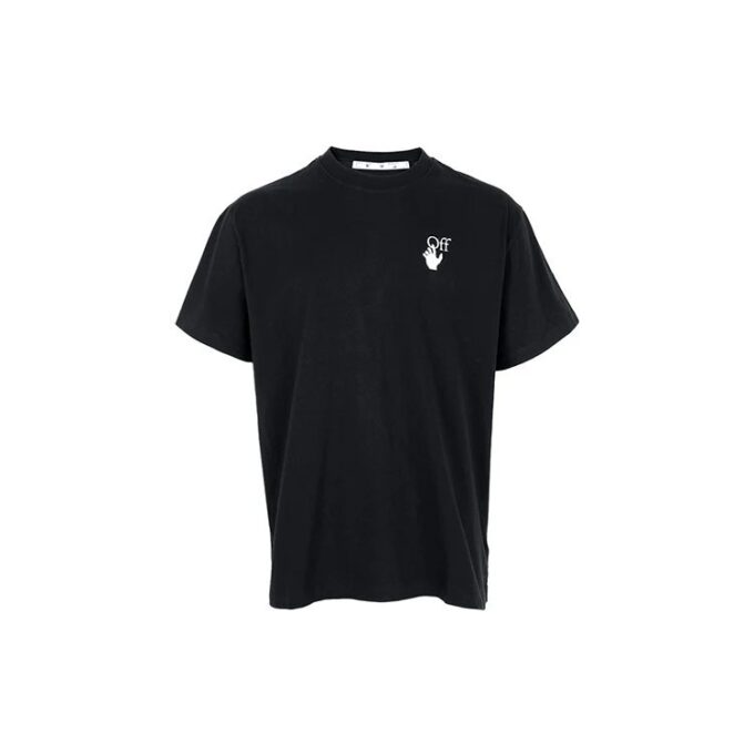 T-shirt à flèche dégradée « Noir/Multicolore »