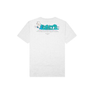 T-shirt gris à col rond et manches courtes Off-White pour homme SS22 avec logo alphabétique imprimé