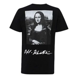 T-shirt à manches courtes SS19 imprimé Mona Lisa