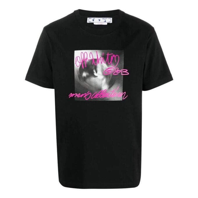 T-shirt à imprimé graphique « Noir »