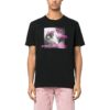 T-shirt à imprimé graphique « Noir »