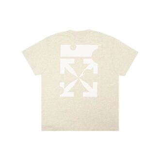 T-shirt à imprimé logo en mélange « Gris »