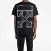T-shirt à manches courtes 3D Arrows, version standard, noir