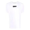 T-shirt à manches courtes ample avec logo FW21, blanc