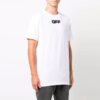 T-shirt à manches courtes ample avec logo FW21, blanc