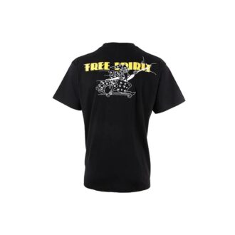 T-shirt à manches courtes ample Freewizard Pattern Noir