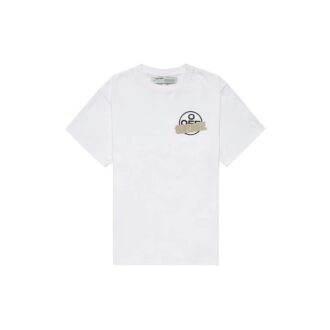 T-shirt à manches courtes avec bande en flèches diagonales
