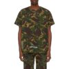 T-shirt à manches courtes avec flèches camouflage vert