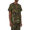 T-shirt à manches courtes avec flèches camouflage vert