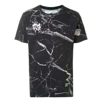 T-shirt à manches courtes avec grand imprimé Arrows, version standard, noir