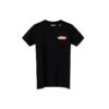 T-shirt à manches courtes avec imprimé flèche dans le dos, noir