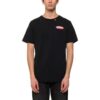T-shirt à manches courtes avec imprimé flèche dans le dos, noir