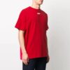T-shirt à manches courtes avec imprimé flèche, rouge