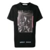 T-shirt à manches courtes avec imprimé noir « Noir Blanc »