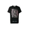 T-shirt à manches courtes avec imprimé noir « Noir Blanc »