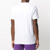 T-shirt à manches courtes avec logo brodé, blanc