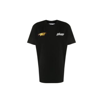 T-shirt à manches courtes avec logo Flash FW20 pour homme, noir