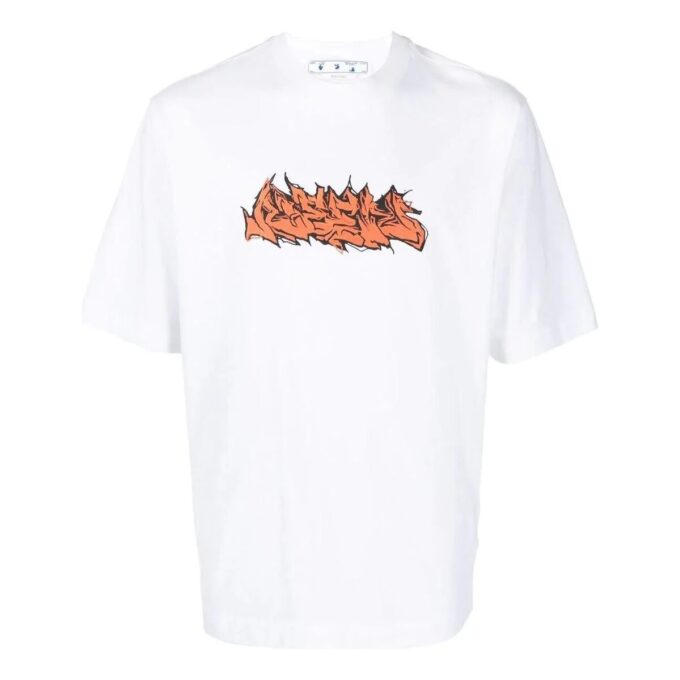 T-shirt à manches courtes avec logo imprimé « Blanc »