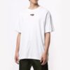 T-shirt à manches courtes avec logo imprimé, blanc