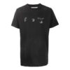 T-shirt à manches courtes avec logo imprimé, noir