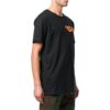 T-shirt à manches courtes avec logo imprimé, version standard, noir