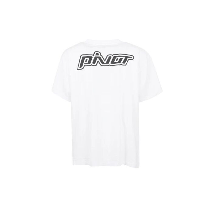 T-shirt à manches courtes blanc avec imprimé Mona Lisa